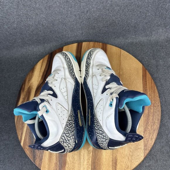 Nike Air Jordan Son Of Mars Low 'Hornets' Mens Size 8.5 White Midnight Navy - Picture 11 of 15